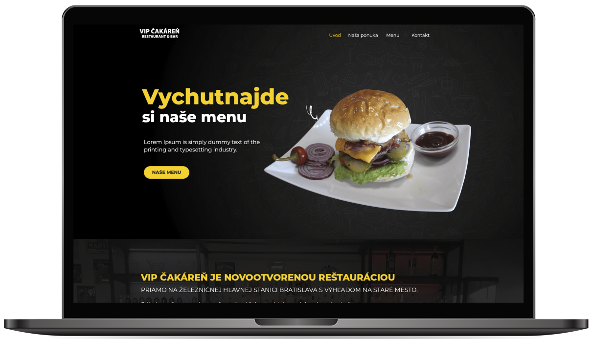 Tvorba webstránky pre reštauráciu na platforme Wordpress